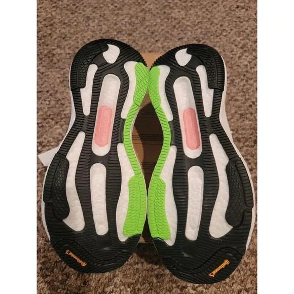 Rare!Adidas Solar Control M Running Shoes - GV8265 Green/Pink Trim SIZE 8.5 Men - Picture 12 of 16
